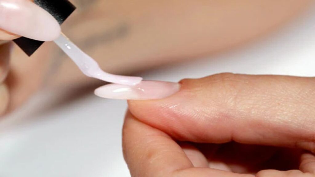 nail polish on gel nails
