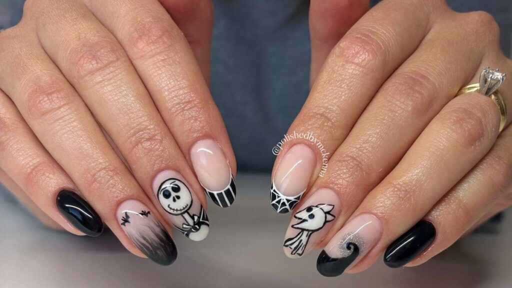 Nightmare Before Christmas Nails